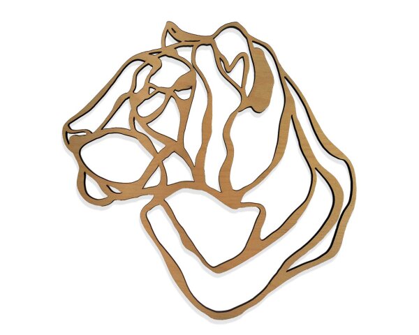 Wandbild Tiger Deko Wandschmuck 3D Afrikanische...
